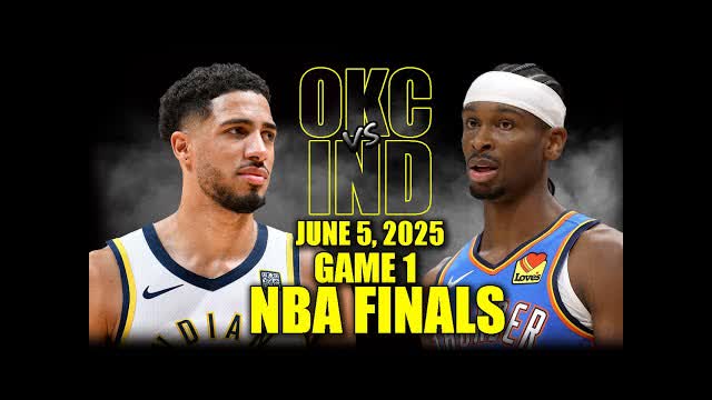 Oklahoma City Thunder vs Indiana Pacers Full Game 1 Highlights - June 5, 2025 | 2025 NBA Finals